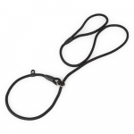 Koerte jalutusrihm, libisemisketid, kaelarihmad, tugevad ja vastupidavad nailonn&ouml;&ouml;rid, t&otilde;mbevaba lemmikloomatreeningrihm v&auml;ikestele koertele kutsikate veok&ouml;is S size 0.6cm x 130cm must