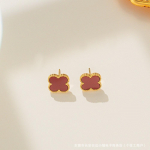 Kvaliteetsed titaanterasest viielehelised lillek&otilde;rvar&otilde;ngad neljalehelised ristikk&otilde;rvar&otilde;ngad Simple Shell Senior Sense Of K&otilde;rvar&otilde;ngad Naiste k&otilde;rvar&otilde;ngad