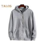 S&uuml;gistalv Meeste mantel T&otilde;mblukuga, pikkade varrukatega Elastne mansett Paks Palus &uuml;hev&auml;rviline lahtised topelttaskud Igap&auml;evane v&auml;lisspordiga t&ouml;&ouml;tamiseks m&otilde;eldud kapuuts M aprikoosi