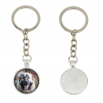 Caucasian Shepherd Dog, Caucasian Ovcharka - keychain in a box, own photo, keychain pendant from Art-Dog brand