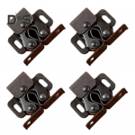 1 komplekti kapi ukse lukk Sisseehitatud vedru roostekindel galvaniseeritud reguleeritav lihtne paigaldamine mitmeotstarbeline rauast kapi riiv kapi ukse lukk h&otilde;be