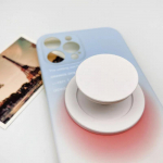 Magnetiga kokkupandav mobiiltelefoni k&auml;epideme hoidiku pesa tasku tugi Magsafe iPhone Macile Samsungi turvaline s&otilde;rms&otilde;rme laiendav alus valge