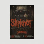 Heavy Metal Band Slipknot Vintage plakat Valgest paberist Rock Bandi plakatid ja tr&uuml;kised Avaleht Baar Seinakunst Maalimine Elutoa kaunistus Seinapilt 42x30cm