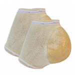 1 paar niisutavaid silikoonsokke pragunenud kanna parandamiseks varbata sokkide jaoks must