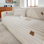 Stripe Thicken Immitation K&uuml;&uuml;liku karusnaha pl&uuml;&uuml;s diivani kate Libisemiskindel diivanipadi Slipcover r&auml;tik elutoa diivanitekk 60*60cm