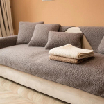 Pl&uuml;&uuml;sist Paksendatud Diivanimatt &Uuml;hev&auml;rviline Libisemiskindel Tolmukindel Hingav Diivanikatted Lihtsustavad Kodu Elutoa Kaunistamist Padi 70x70cm 1pcs