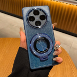 Xiaomi Redmi 14C 14 C 4G 14R &uuml;mbris, pehme TPU Glitter koos r&otilde;ngastatava magnetilise kaitsega tagakaane &uuml;mbris Redmi 14C 13C 12 5G Turbo 3 A3 jaoks for Redmi 14C 4g