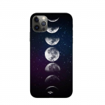 Coque Maniacase pour iPhone 15 Pro max lune phase nuit etoile