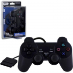 Dual Shock 2 juhtmega analoog-joystick Pad kontroller Sony PlayStation 2 PS2 konsooli jaoks, must