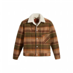 Levis Type I Ruuduline Sherpa Trucker Jakk Meeste Jakk A4882-0006 M