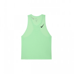 Nike Dri-FIT ADV AeroSwift &Uuml;hev&auml;rviline Logo Jooksutrikoo Hingav Niiskust Eemale Juhtiv &Uuml;mmarguse Kaelusega Varrukateta Tank Meeste Topid Aururoheline FN4231-376 M