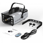 1200 W mini suitsumasin koos 6 RGB LED-valgusega suitsumasinaga kaugjuhtimispuldiga ja 1 l paagiga pulmapeoteatri diskoklubi jaoks EU Plug