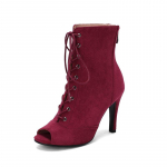 Mood Mood Peep Toe Pahkluusaapad Naistele Jazzitantsu Kingad Seksikad K&otilde;rged Kontsad Suvekingad Paeltega Suede Peokingad Naiste Suur Suurus 39