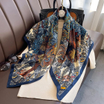 90*90 cm ruudukujuline toimne puuvillane sall naiste pear&auml;tikud ja &uuml;mbrised Luksuslikud tr&uuml;kitud kaelasallid Hijab Bandana Pashmina One Size