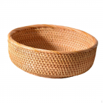 Handcrafted Rattan Bowl for Food Storage and Serving at Home Medium