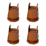4 voodi k&otilde;rgendust, tooli l&ouml;&ouml;gisummutavad reguleeritavad k&otilde;rgendustalad koduks, Height 6cm to 8cm pruun