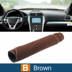 Auto armatuurlaua kate V&auml;ldi Light Pad UV-vastast vaibamatti Ford Explorer U502 MK5 2011 2012 2013 2014 2015 2016 2017 2018 2019 jaoks must