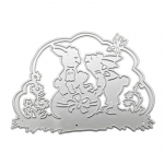 Lihav&otilde;ttej&auml;nesed, metallist l&otilde;ikamisvorm, armas j&auml;nku l&otilde;ikamine, reljeefne vormimall paberist kunstiteoste tegemiseks fotoalbumi sisekujundus helehall v&auml;rv