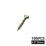 100 tk Puitkruvid T25 35/45/60/80mm Lamepea Isepuurivad Kruvid Torx Terrassikruvi Puidu Sidumiskruvid Riistvara jaoks