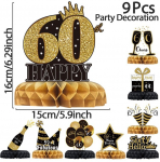 60. s&uuml;nnip&auml;eva peokaunistused mustast kullast paberist k&auml;rgstruktuurist s&uuml;nnip&auml;evakaunistused 60. aastap&auml;eva festivali kaunistused