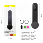 Paindlik magnetiline autotelefoni hoidik, tugev magnet, reguleeritav nurk, universaalne kinnitus armatuurlauale 21*6cm must