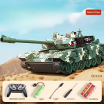 2024. aasta uus 11 kanaliga roomikuga kaugjuhtimispuldiga paak m&auml;nguasi, suur laadimisheli ja valgus 99A simulatsiooniga soomustatud s&otilde;iduki mudel elektrilise m&auml;nguasja poisi kingitus 1 Battery roheline