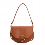 Kuulsa kaubam&auml;rgi sadula &otilde;lakotid naistele Kuldne riistvara &uuml;hev&auml;rviline PU Crossbody kott Uued luksuslikud disainiga k&auml;ekotid 22x17x7cm