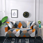 HOUSMIFE Elastsed diivanikatted elutuppa funda sofa Diivanikate Toolikaitse 1/2/3/4-kohaline Geomeetrilised diivanikatted S ( AF-90-140cm)1pc