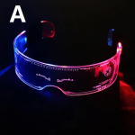Christmas Colorful Luminous Glasses Music Bar KTV Valentine's Day Party Decoration LED Glow Goggles Festival Props High quality controllable