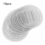 20 tk DIY k&auml;sitsi l&otilde;hnak&uuml;&uuml;nla kleebised silditopsi kleebis L&auml;bipaistev k&uuml;&uuml;nal &uuml;mmargune v&auml;&auml;velhappe paberist tolmukindel kleebis 4.5cm valge