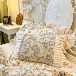 Talvine Piima Sametist Padjap&uuml;&uuml;r Paksustatud Paari Komplekt 48 * 74 Kodu &Uuml;hiselamu Pitsist Printsessi Stiil Naiste &Uuml;hekordne Padjakate 48 * 74cm-2pcs