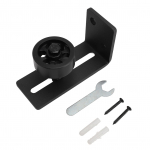 L&uuml;kanduksega ait-ukse alumine p&otilde;randajuhend Reguleeritav rull-seinakinnituss&uuml;steem Vaikne s&uuml;sinikteras