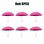 Paradiis Kaasaskantav K&auml;sitsi Kokkupandav Vihmavari &Otilde;itsev Vihmavari Vees Musta Liimiga Kaetud Kerge UV-Vihmavari