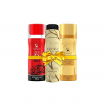 RAMSONS Deo Talc Combo | 1 Exotica Gold Deodorant Spray - 200ml | 1 Red ZX - Biker Deodorant Spray - 200ml | 1 Exotica parf&uuml;&uuml;mi talk - 100 g