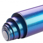 60CMx152CM L&auml;ikiv ja Matt S&auml;delev Lilla Kameeleon Vin&uuml;&uuml;lkile Mootorratta Auto Dekoratsioon Kile Kleebis V&auml;rvimuutuse Kleebised Leht 60CMx152CM