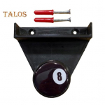 Basseini kolmnurga hoidik Seinakinnitus Piljardi Kriidihoidja 3D Prinditud Basseiniruumi piljarditarvikute Korraldaja Clubi Piljarditoa Baari jaoks must