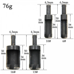 4 tk &uuml;mmargune k&auml;epide must korgist puur, &uuml;mmargune varda puurimisotsak, t&ouml;&ouml;riist korgi l&otilde;ikamist&ouml;&ouml;riist DIY elektriliste t&ouml;&ouml;riistade tarvikud Round handle