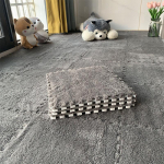 Elegantne 2022. aasta mustusekindel magamistoa vaip ja elutoa p&otilde;randamatt suure magamistoa ja laheakna jaoks. 30x30CM Thick 18pcs + Edging hall v&auml;rv