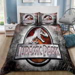 Dinosaurused Jurassic Park 3D Prinditud Voodipesukomplekt &Uuml;he-, Twin-, T&auml;is-, Queen-, King-suuruses Voodikomplekt T&auml;iskasvanu Laste Magamistoa Voodipesu Kingitus 140X200cm-2pcs