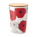 Mustrid Roostevabast terasest trummel Pioni Red Cup Soojusisolatsioon kaanega Eemaldatavad osad Kontor Kodu Kodu Kohvik Stiilne Armas Elu &Uuml;ksi Naised white