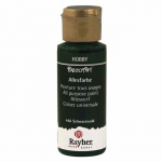 Peinture acrylique - Deco Art - Vert for&ecirc;t noir - 59 ml - R&eacute;sistante &agrave; la lumi&egrave;re - Tous supports