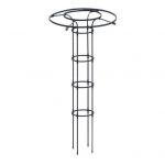 Metallist Aia Trellis Ronitaimedele Vihmavari &Uuml;lemine Puur Trellis Vertikaalne Taimetugi 150CM must