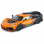 1/18 M&otilde;&otilde;tkava Benzs One Sulamist Sportauto Mudel Valatud Metallist Kontsept-V&otilde;istlusautod Auto Mudel Heli ja Valguse Simulatsioon Laste M&auml;nguasjad Kingitus oranž