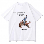 Bad Bunny puuvillased T-s&auml;rgid graafilised Harajuku meeste T-s&auml;rk disainer Harajuku unisex riided S