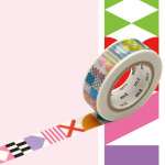 Masking Tape MT KAPITZA formes multicolores - symbols - Masking Tape (MT) Multicolore - Assort