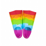 Soojalt m&uuml;&uuml;vad v&auml;ikesed kollase pardi silikoonist ujumisuimed lastele &ndash; vabastiili ja sukeldumise treeningvarustus XXXS/24-26 mitmev&auml;rviline