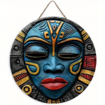 Puidust ainulaadne Aafrika mask kunstilise disainiga &uuml;mmargune puidust silt, sobib uksele, seinale, koju, tuppa, talumajja, t&auml;navale, poodi, garaaži, baari, aeda Wood