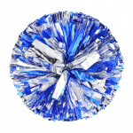 1 tk plastikust kahe auguga k&auml;epidemega Cheerleader Pom Poms Metallic Streamer Club Sport A1