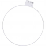 Armature abat-jour - Graine cr&eacute;ative - Rilsan - Diam&egrave;tre 20 cm - Couleur blanc - Rond