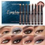 LANGMANNI Shimmer Eyeshadow Stick, Waterproof Long-lasting Smudge-proof, Easy to Blend, 2g8 8 pcs